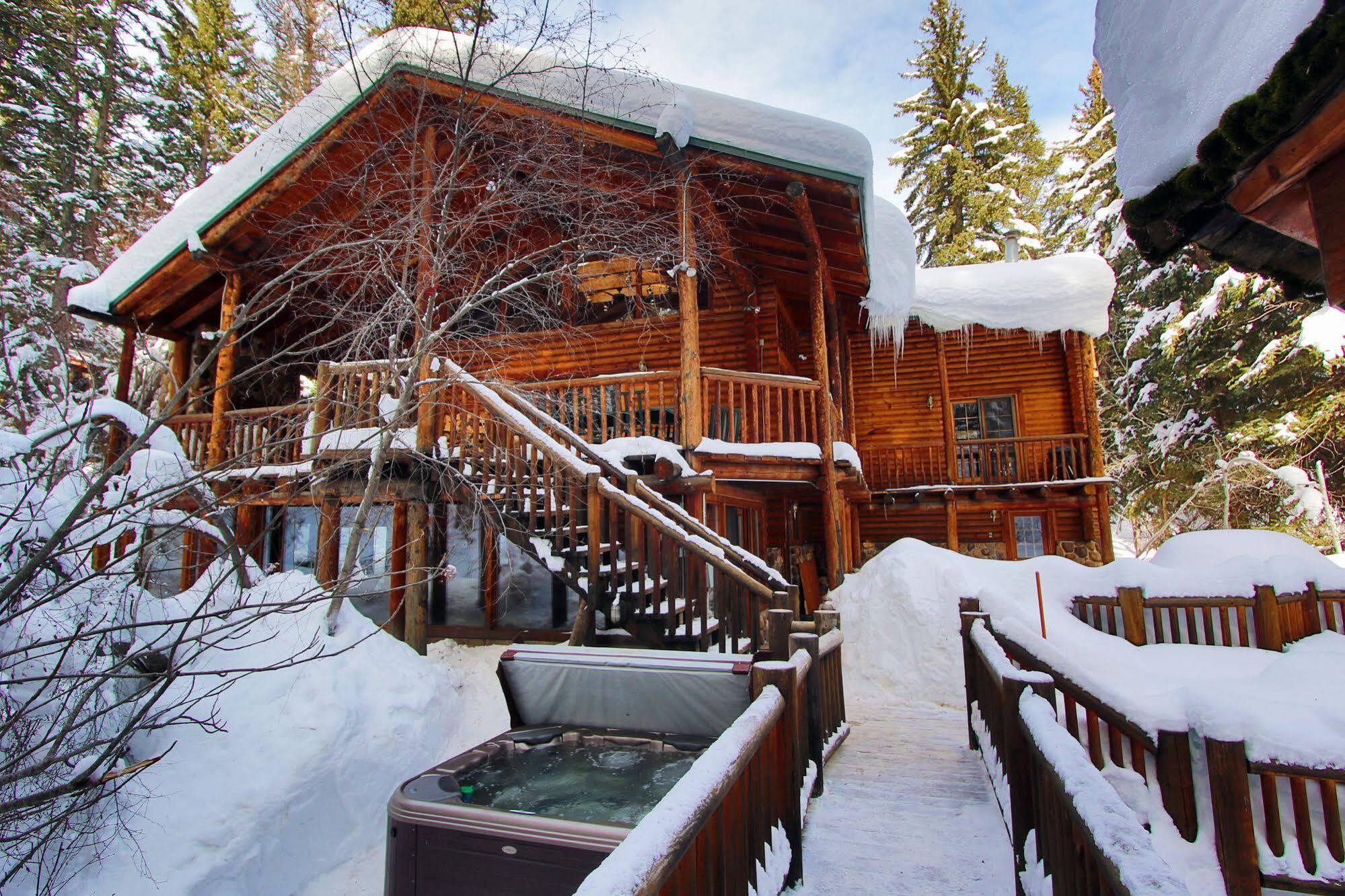 Log Cabin On The Stream Sundance Екстер'єр фото